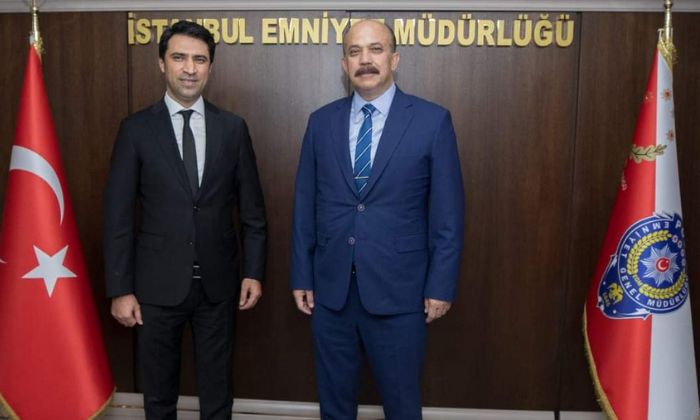 Metin Haymana’dan İstanbul Emniyet Müdürü Aktaş’a ziyaret.